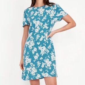 Old Navy Printed Crepe Mini Dress